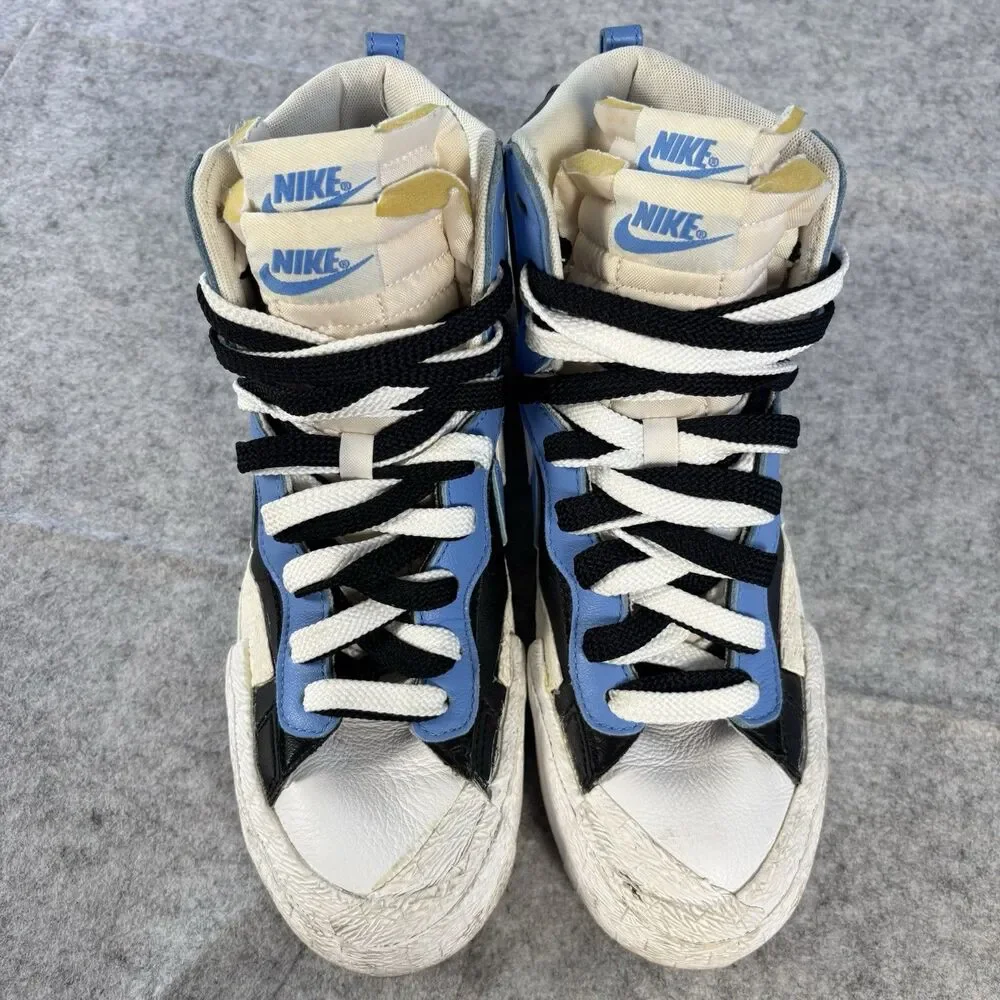 BV0072-001 - Mens 6.5 / Womens 8 - Nike x Sacai Blazer Mid Black Blue Sneakers